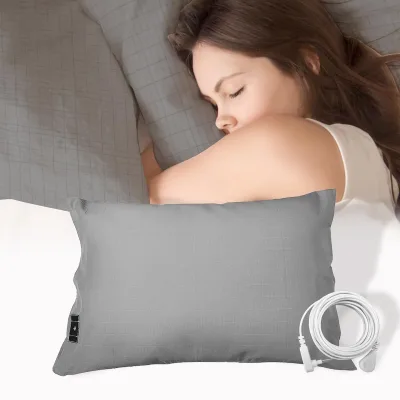 High Quality 95% Pure Cotton Pillowcase 5% Sliver Fiber Solid Color Grounding Pillowcase