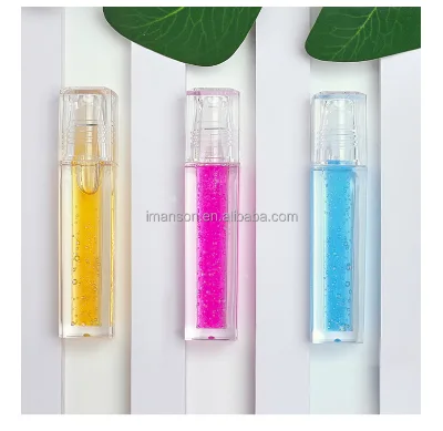 Custom Lip Oil Moist Plumping Smooth Glossy Glitter Lipgloss Private Label Makeup Cosmetics for Lip Care