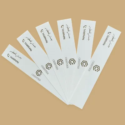 Premium FSC Cotton Paper Custom logo Disposable Perfume Test Strips Fragrance Blotter Card Perfume Paper Tester