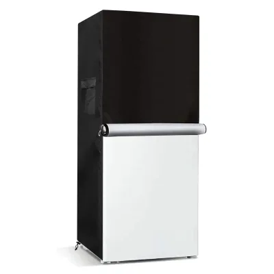 Sun-Proof Dustproof Waterproof Outdoor Refrigerator Cover Upright Freezer Fridge Cover Suitable for Most Freezer