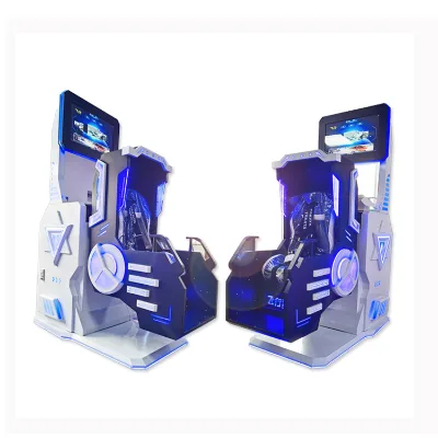 Single Player 9D VR Flying Simulator 360 Degree Rotation Indoor Metal Aluminum Fiberglass Virtual Reality Flight Roller Coaster