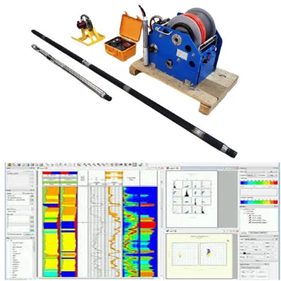Deep Borehole Logging Monitor Equipment Geophysical Borehole Logging System