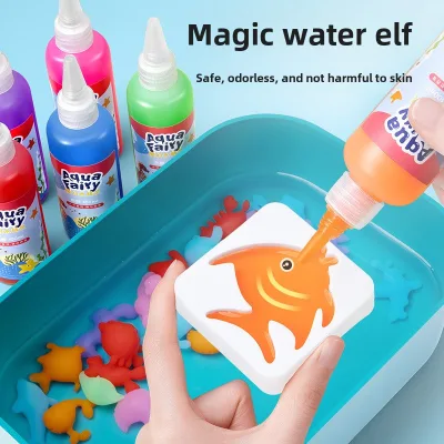 Handmade DIY Puzzle Magical Ocean Water Elf Toy Unisex Kidsren 5 Toy for Boys Girls Magical Preschool Pretend Play Relieve