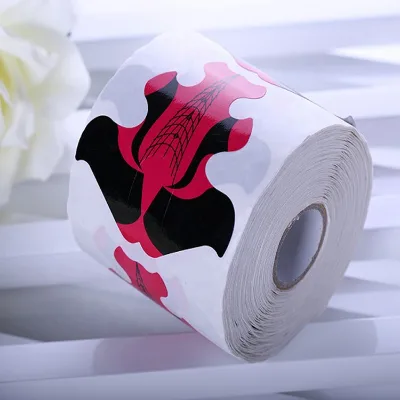 Nail Art Factory Starkybeauty SK-ZT14 Wholesale Custom Logo pink Nail Forms Easy to Use Extensions Holder Paper for Builder Gel