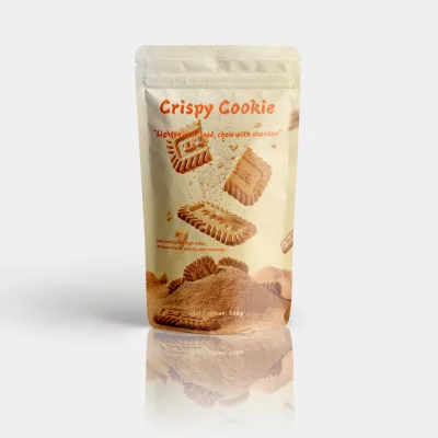 Stand up Resealable Zipper Pouch for Cookie Packaging With Moisture Proof Function