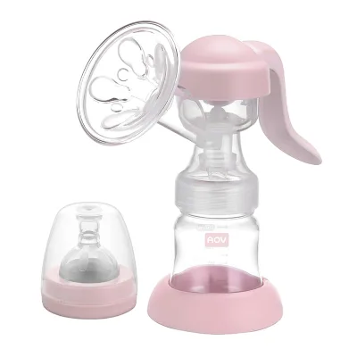 OEM Portable Silicone Baby Milk Feeding Breast Pump Wholesale Manual Breast Pump
