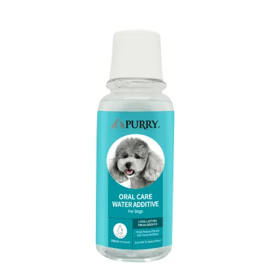 PURRY Pet Dental Care Formula Eco-Friendly Sustainable Additive Dog Drinking Water Supplement with Green Tea Sorbitol Vitamins