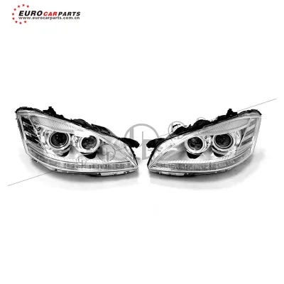 2006-2013 S Class W221 Old to New Style Headlight for S Class LED Lights to New Look