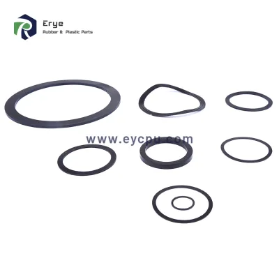 Custom Molded Round Flat Silicone Rubber Washer Silicone Sealing O-ring Gasket