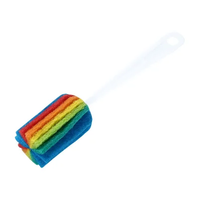 Wholesale Kitchen Cup Brush for Decontamination Hanging Multicoloured Cup Brush Long Handle Baby Bottle Brush