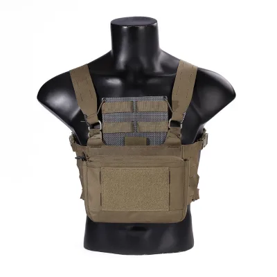 Emersongear 500D Cordura Nylon Hunting Combat Tool Chest Micro Fight Tactical Gear Chest Rig Bag With FRO Style