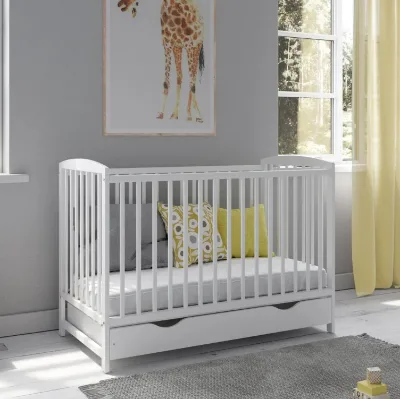 Private Custom Convertible Crib Wooden Baby Cot Bed for New Born