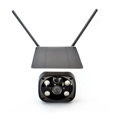 Wireless Wifi/4g Solar Monitoring Network Camera,Outdoor Rainproof Battery Full-color Solar Camera