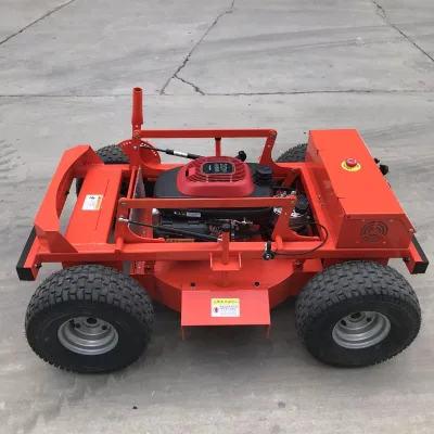 Wheeled Lawn Mower Gasoline Powered Height Adjustable Orchard Farm Grass Cutting Work