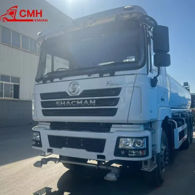 SHACMAN F3000 6X4 20 m³ Water tank with Front Spray and Rear Spreading Functions and Pump-in/pump-out System for Sale.