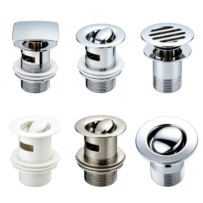 AVONFLOW Popular Designs Stainless Steel Basin Waste Durable Brass Chrome Plated Basin Sink Drain