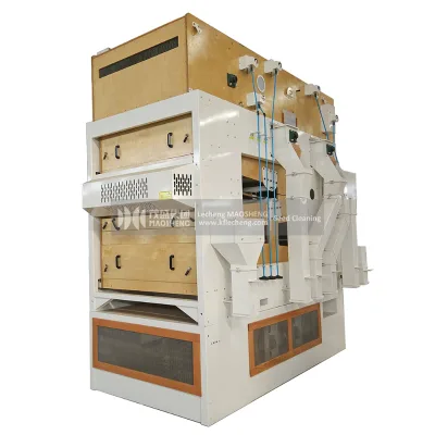 5X 10ton Garbanzo Bean Oats Peas Soybean Teff Seed Air Screen Fine Cleaner for Seed Grain Processing Lines