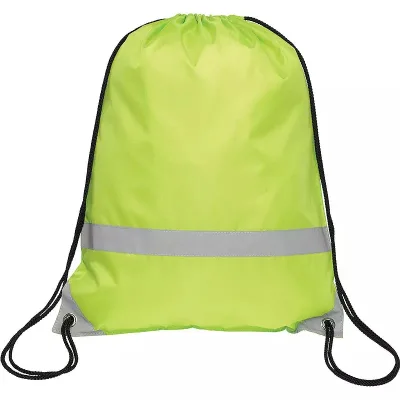 Factory Cheap Custom Promotional Plain Gym Cloth Shoe Storage Reflective String Bag Drawstring Backpack