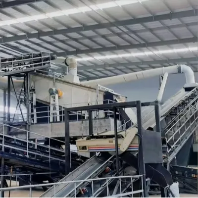 100t/d Urban Construction Waste Recycling and Sorting Drum Screening Machine Production Line Equipment