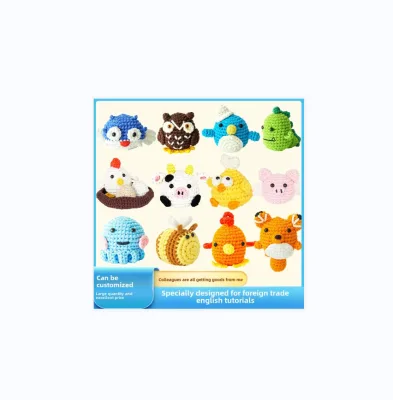 New Handmade DIY Crochet Kit Cross-Border Sewing Kit with Acrylic Yarn for Doll Knitting Hand Knitting