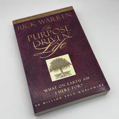 Rick Warren's Novel Book-the Purpose Driven Life Perfect Binding Printed on Art Paper Book Printing