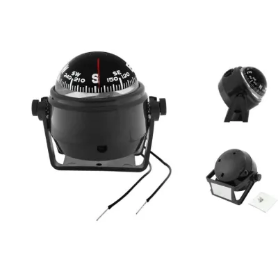 Multifunctional Outdoor Sea & Marine Electronic Digital Compass Black Accessory for Boat Car Caravan & Truck-Novelty Gifts