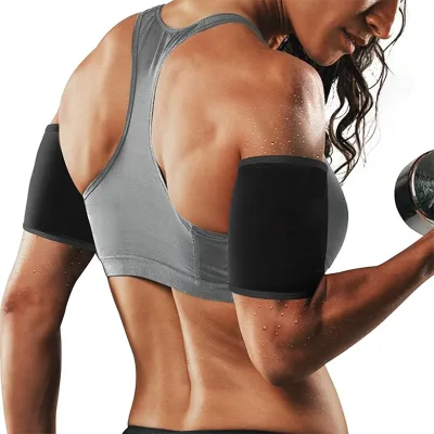 Men Women Sauna Sweat Arm Band Trimmer Workout Exercise Hot Thermal Strap Arms Shaper Fitness Sauna Sweat Arm Slimming Bands