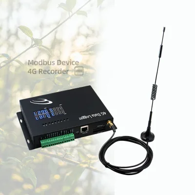 Ethernet Modbus Data Collector Rs485 Temperature Instruments 4G RS485 Modbus Controller data logger software