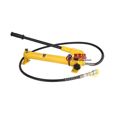 Oil Pipe Coupling Hydraulic Cylinder Hand Manual Pressure Pump