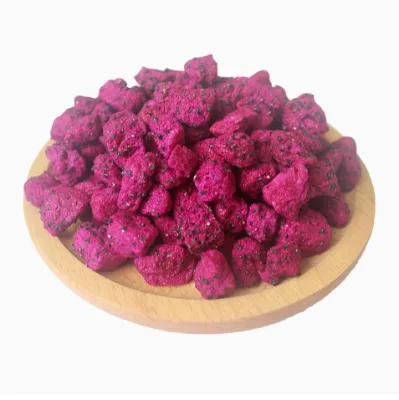 Premium Freeze Dried Dragon Fruit Cubes 10*10mm Free of Additives Qualified With International Certificates