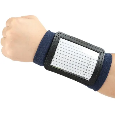 Youth Football Wristbands Wristband Sports Rugby Football Manual Flip Page Wrist Band