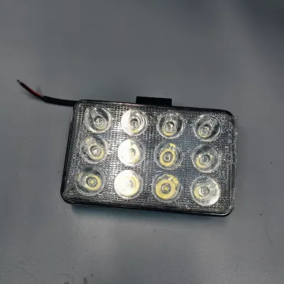 High Quality Kaiyi 24V 12 Beads LED Work Light for Construction Steel Multi-Model Excavators/Trucks
