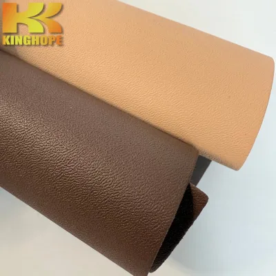 Kinghope High-quality Textured Synthetic PU Leather Rolls, Eco-friendly Faux Leather Fabric, Suitable for Footwear