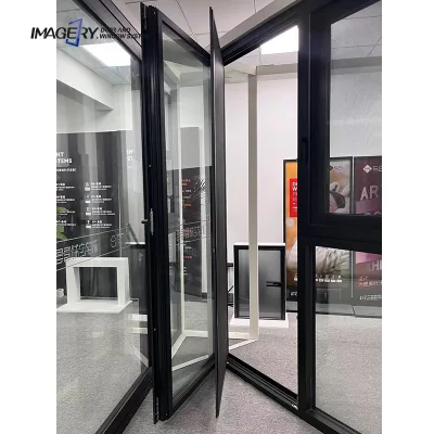 Australian Standard Golden Supplier Main Entrance Door Best-selling Exterior House Front Door Aluminium Casement Door