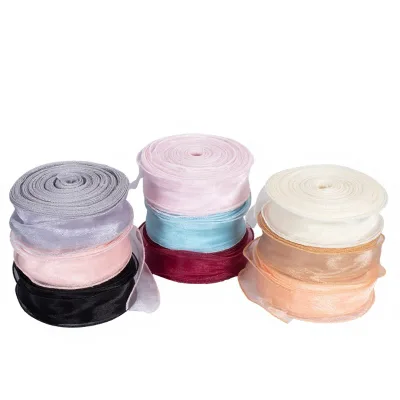 Evergreenwrap 4cm Lightweight Tulle Ribbon Roll Bulk Goods for Flower Wrapping Hair Accessory and Gift Decoration