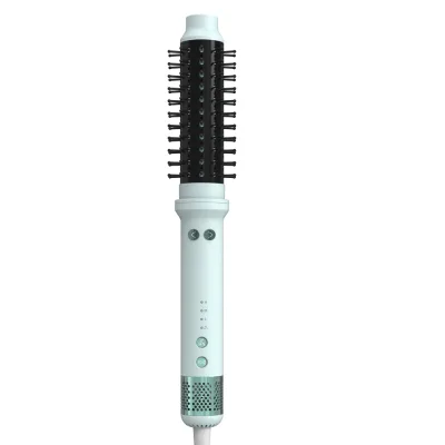 Auto Rotating Brush Curling Iron PTC LED 140-200℃ 360° Rotatable Cord