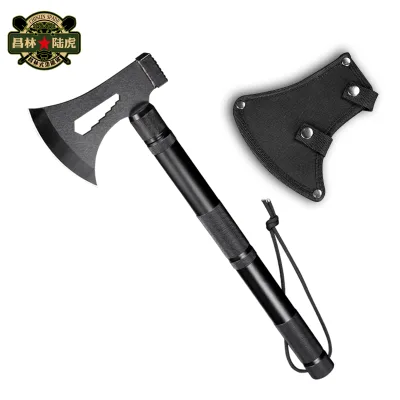Model 607 Tomahawk Axe Industrial Grade Hatchet Forged Stainless Steel Tactical Multi-function Axe for Camping & Survival
