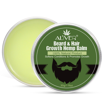 Aliver 100% Softens Conditions and Promotes Growth Beard and Hair Growth Hemp Balm