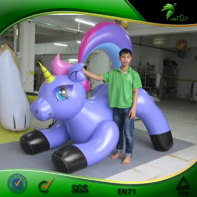 Custom Vivid Inflatable Animal Toys PVC 0.4mm Inflatable Bouncy Horse Hongyi