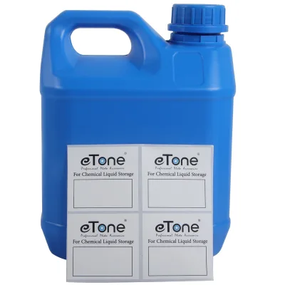 1x 2L Darkroom Chemical Liquid Storage Bottles Kettle with Caps for Developer Fixer Stopper Laboratory