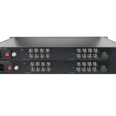 16 Channel Video bnc 5MP to fiber media converter