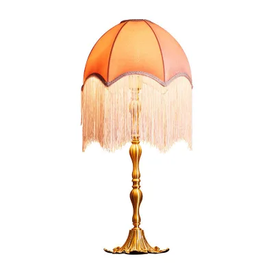 European Traditional Pattern Soft Lampshade Vintage Table Floor Pendant Silk Fabric Lamp Shades Table Lamp