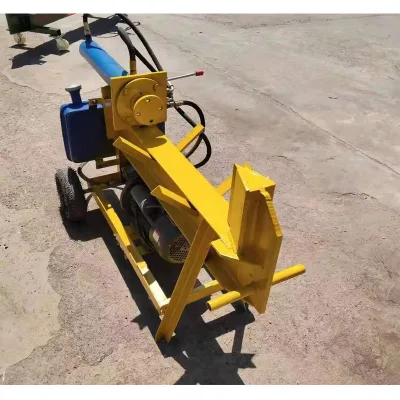 40 Ton Gasoline Petrol Powered Electric Start Wood Cutting Machine with CE Approved High Speed Forestry Equipment Wood Splitter