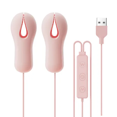 Low Price Breast Clamp Breast Massage Female Double Clamp Flirting Masturbation Vibrating Couple Flirting Orgasm Artifact