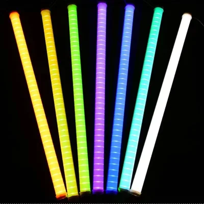 Jpungsun Waterproof IP65 Outdoor Fluorescent Tube Lamp Building Led Linear Tube Light Digital RGB Tube Light