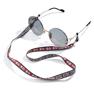 Bohemian-style Woven Eyeglass Cord Sunglass and Reading-glasses Lanyard Portable Neck Strap to Prevent Loss