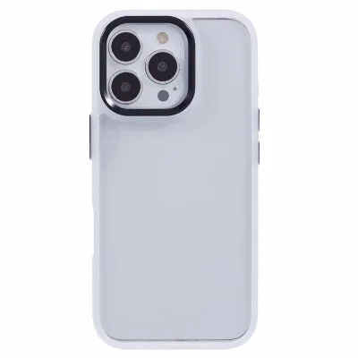 For iPhone 16 Pro Cell Phone Cases Shockproof Clear PC+TPU Back Cover