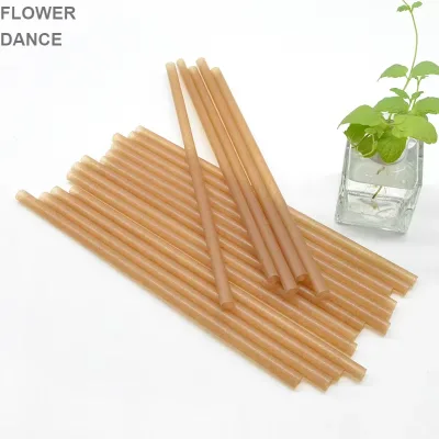 Disposable PLA Plastic Sugarcane Bagasse Straws Pajillas Con Forro