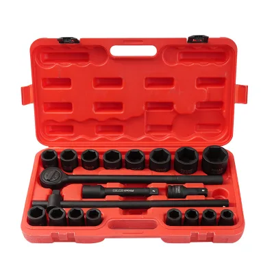 21-Piece Heavy Duty Industrial Impact Socket Wrench Set OEM Customizable