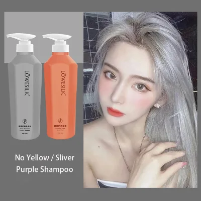Coloring Fixing Colors Organic Hair Shampoo Silver Shampoo for Blonde Hair OEM